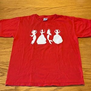 EUC Sz L O-H-I-O princess shadows tshirt